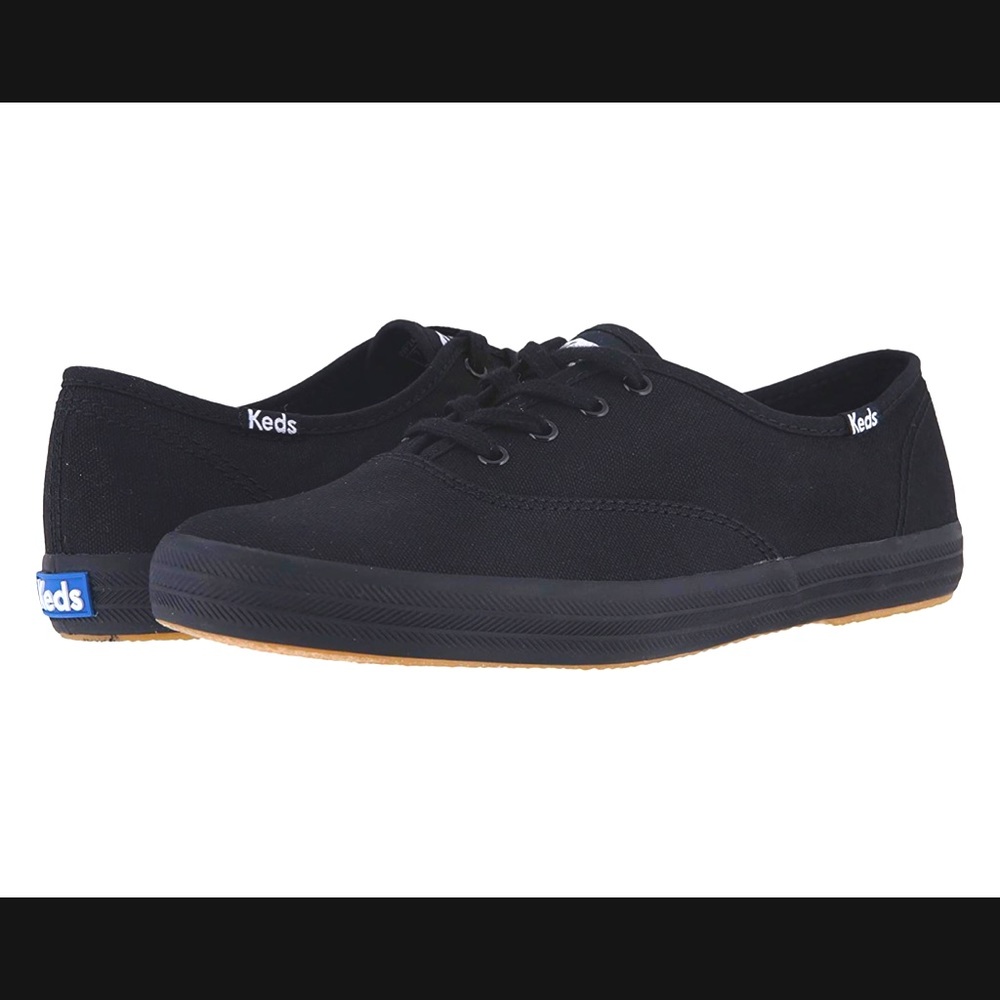 Keys Champion Black Canvas Sneaker Shoes